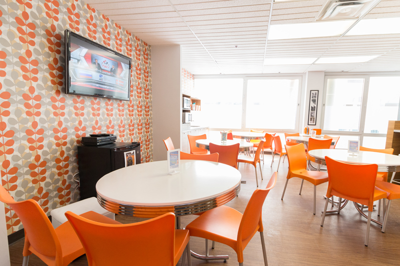 EC English School Montreal canteen area