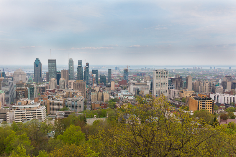 Montreal skyline by day