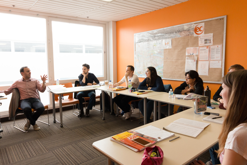 English Course Montreal happening at EC language school