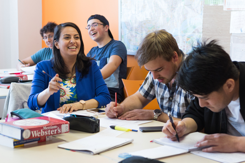 Students at EC English School Montreal