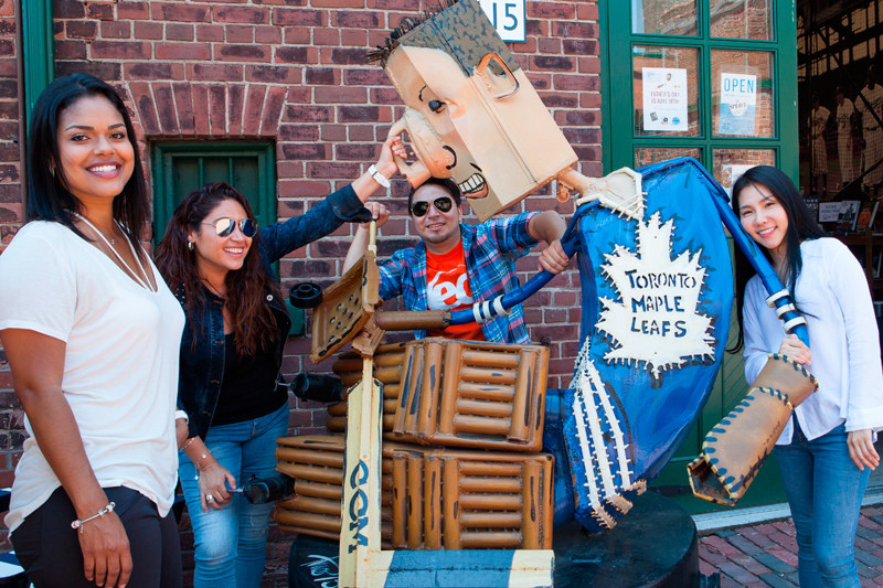 EC English Students having fun in Toronto