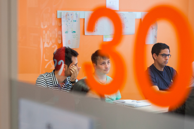 Adults learning English in Toronto at EC School