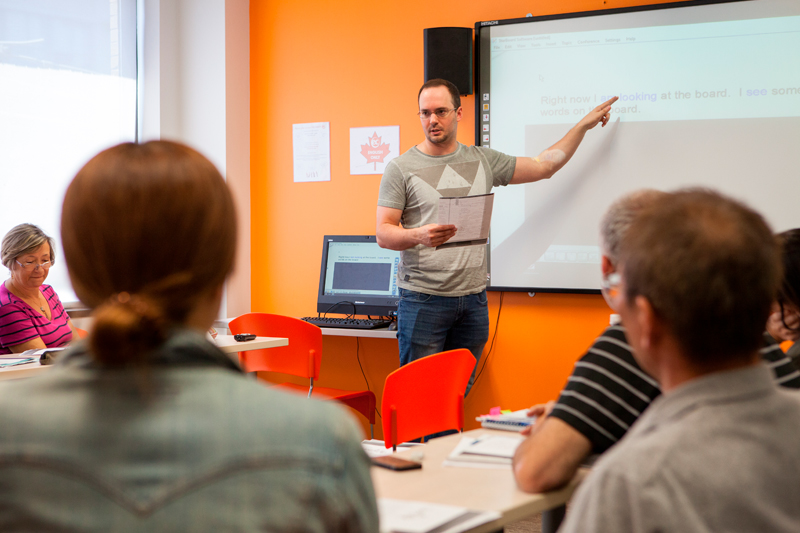 English class for adults at EC Toronto