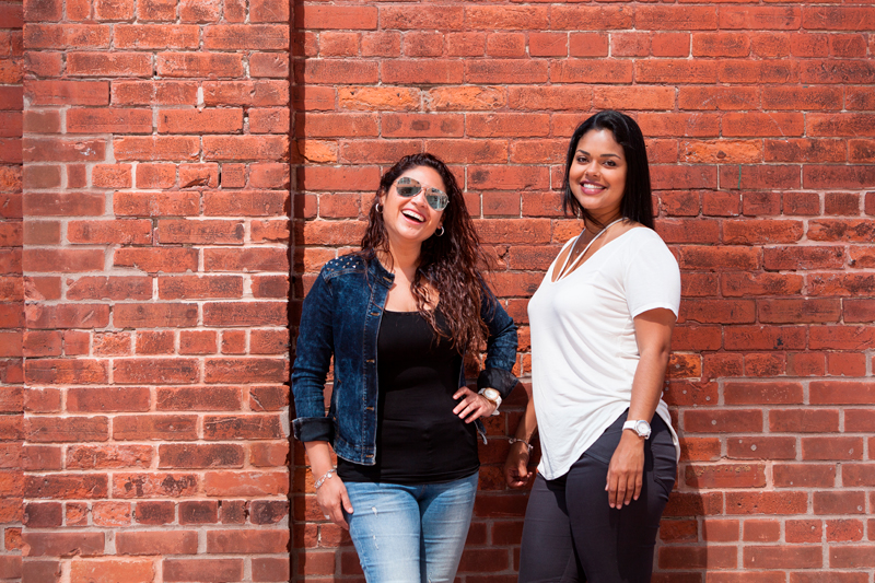 Students learning English with EC in Toronto having fun on a sunny day 