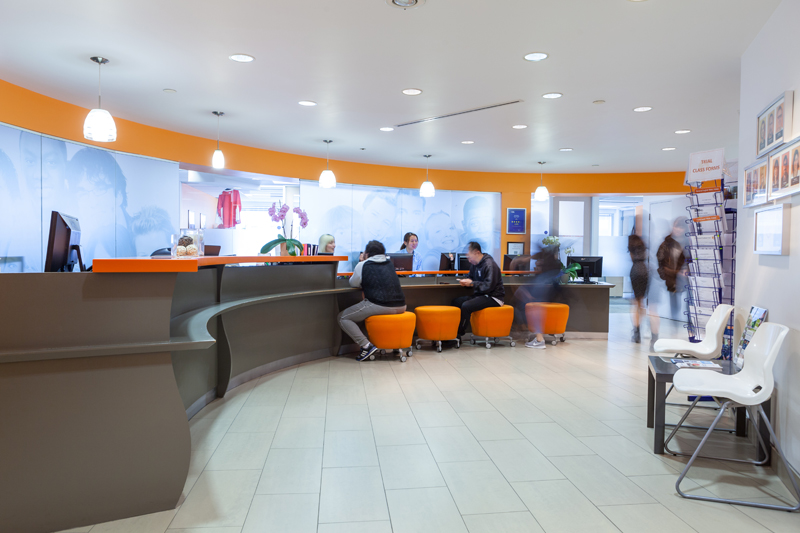 EC English language school Toronto reception area