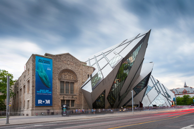 Modern building in Toronto Canada