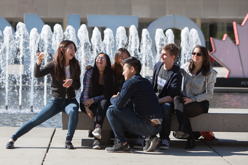 English language students in Toronto 