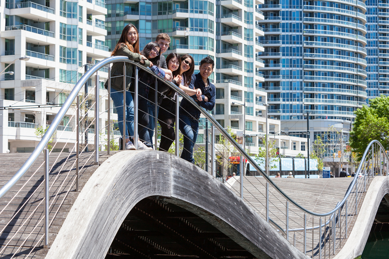 English Students at EC having fun in Toronto