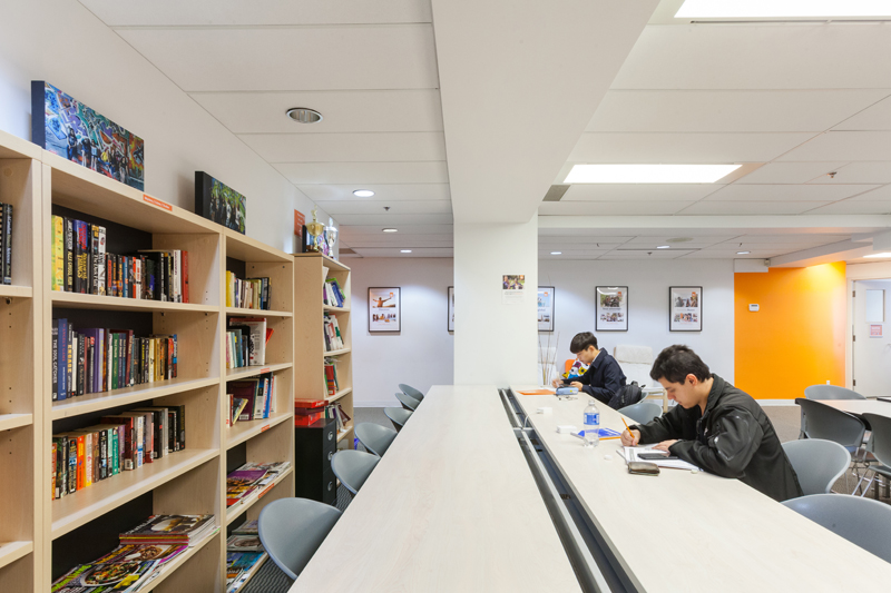 Students learning English in Vancouver at EC