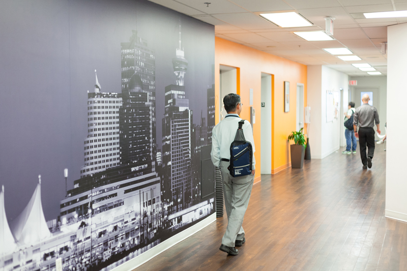 EC English school hallway