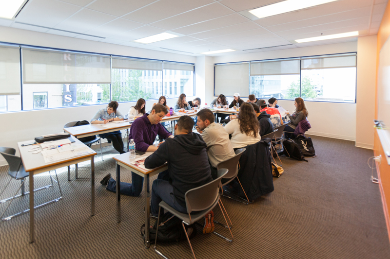 English class in Vancouver at EC