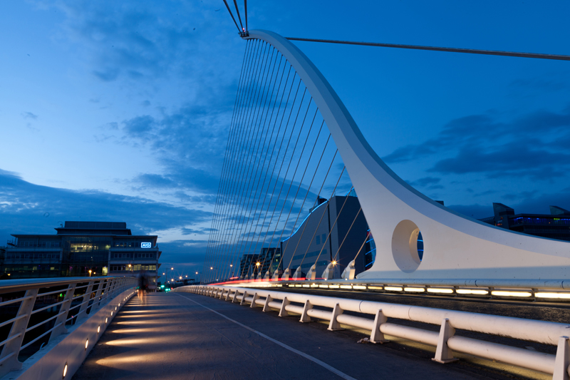 Samuel Beckett's bridge in Dublin