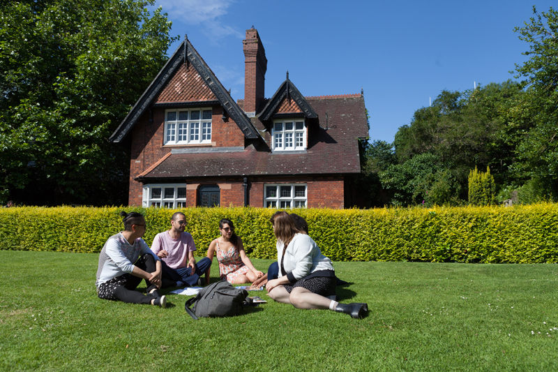 Young english students enjoying each other's company, Dublin