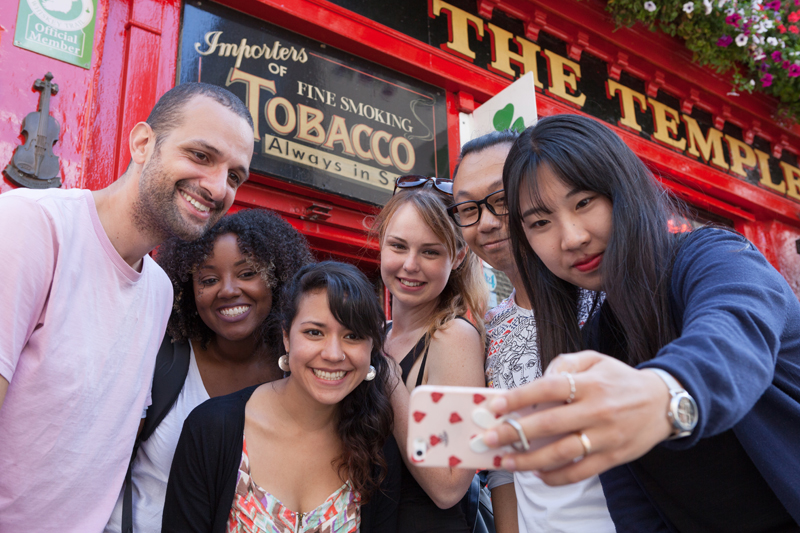 Group of EC english students that met at the school, EC Dublin
