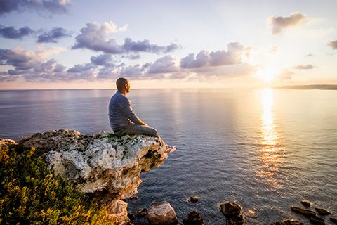 Amazing sunset in Malta