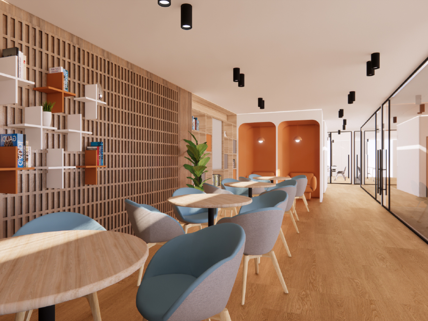 Common area at EC Dubai