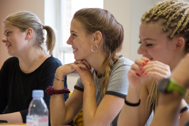 Students learning English and enjoying their learning journey at EC Language School Brighton