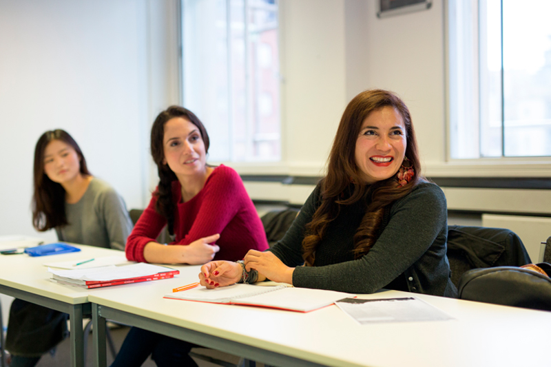 English in Bristol during a lesson and EC language school UK