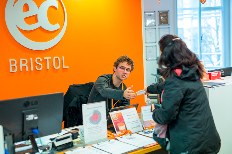 Bristol language school EC reception