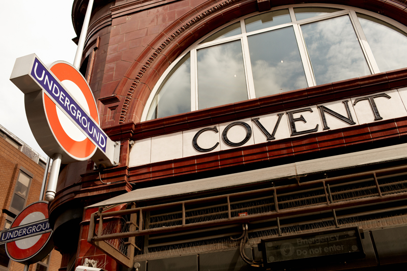 Covent Garden Underground station, London