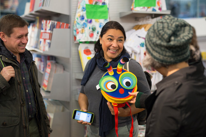 Going shopping with other english students, UK