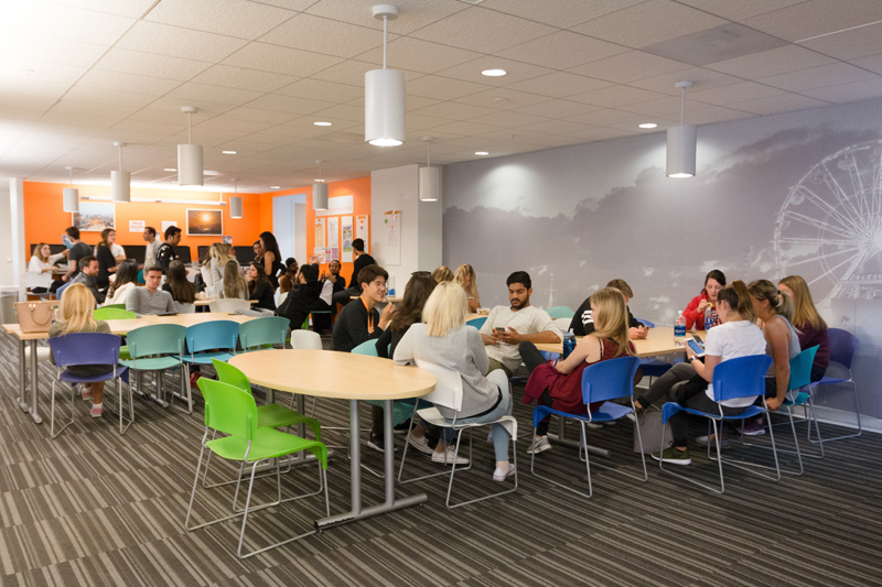 EC English School Los Angeles Canteen Area for students who want to lean English with EC